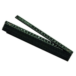 Metrica - mètre fibre 2M noir - 18030