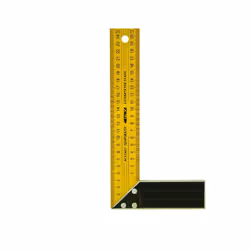 L'équerre de menuiserie à lame jaune METRICA 29245 est l'outil indispensable pour tous les professionnels du bâtiment. Sa con ...