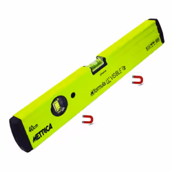 Niveau formula invisible 2 fioles 120cm - METRICA - 32842 - Niveau à bulles magnétique 2 fioles - METRICA Aimants invisibles  ...
