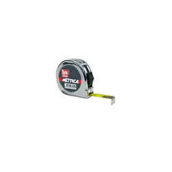 Mètre à ruban de poche chromé 5 m x 25 mm 8196 Metrica