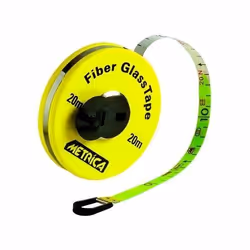 Double décamètre METRICA 40143 - Jaune - 20 m - A ruban