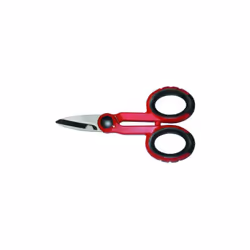 Metrica - Ciseau d'électricien 145 mm - 68775 - Lame droite inox avec coupe-fils - Dureté de la lame 52/54 HRC - Lame micro-d ...