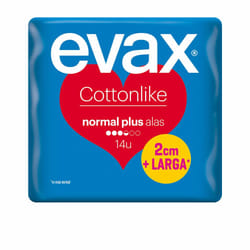 Cottonlike serviettes normales plus ailes 14 u