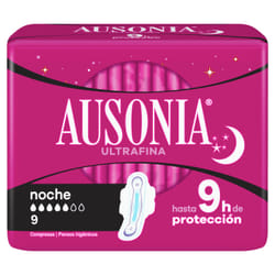 Ausonia 8001090229168 produit d'hygiène féminine Serviette hygiénique 9 pièce(s)
