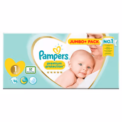 Pampers Premium Protection 81689089, Garçon/Fille, Couche avec élastiques, 2 kg, 5 kg, Multicolore, Velcro