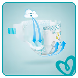 Pampers Baby-Dry 81683760 couche jetable Garçon/Fille 7 58 pièce(s) - Vue supplémentaire 4