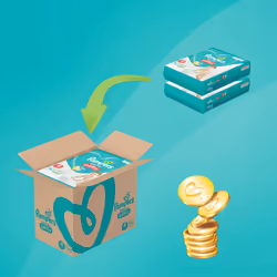 Pampers 81666564 couche jetable Garçon/Fille 4 160 pièce(s)
