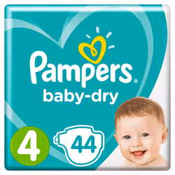 Pampers Active Baby-Dry 81657564 couche jetable Garçon/Fille 4 44 pièce(s)