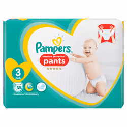 Pampers 81666421, Garçon/Fille, Couche-culotte, 6 kg, 11 kg, Multicolore, 12 h