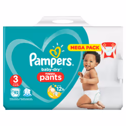 Pampers 81666879, Garçon/Fille, Couche-culotte, 6 kg, 11 kg, Multicolore, 12 h