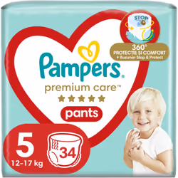 Assurez un maximum de confort à votre bébé. La couche-culotte Pampers Premium Care Pants Junior Size 5 absorbe rapi ...