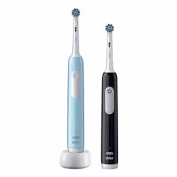 Oral-B Pro 1 PRO1CRSDUO, Adulte, Brosse à dents rotative oscillante, Soin quotidien, Sensible, Blanchiment, 20000 mouvements  ...