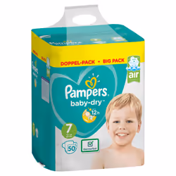 Pampers Active Baby-Dry 81679100 couche jetable Garçon/Fille 7 50 pièce(s)