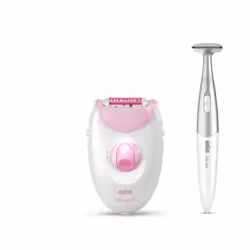 Braun Silk-épil 3 3-321, Blanc, 20 pince(s), Aisselles, Epilation, Secteur