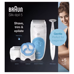 Braun Silk-épil 5 5-815 20 pince(s) Bleu, Blanc - Vue supplémentaire 3
