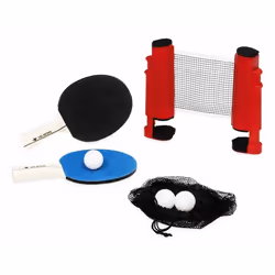 Dal Negro 053904, Tennis de table, Intérieure, 2 pièce(s), Balle de tennis de table, Noir, Bleu, Rouge, Blanc, Bois