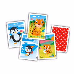Dal Negro Babau Mamma e Cucciolo Jeu de cartes Apprentissage
