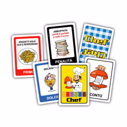 Dal Negro Chef Jeu de cartes Accumulation