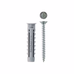 Corps nylon Avec collerette 4 secteurs expansibles Vis aggloméré TPS PZ acier galvanisé Pour fixations légères universelles C ...