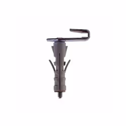 Corps en nylon Ailettes anti-rotation 2 secteurs expansibles Crochet en acier galvanisé embouti Pour fixations légères univer ...