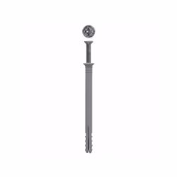 Corps nylon rallongé avec collerette Vis à clouer prémontée TSP PZ acier 5.8 galvanisé Pour fixations traversantes de profilé ...
