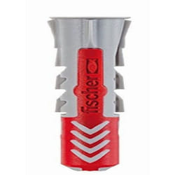 Cheville - fixation facile Fischer - 537613 - cheville dUOPOWER gris/rouge 5 x 25 mm lot de 35 pieces