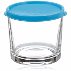 Bormioli Rocco Frigoverre 10, Vase, Rond, 0,35 L, Bleu, Transparent, Verre, Italie
