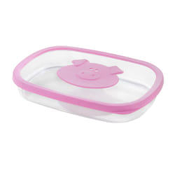 Snips Cold Meat Saver Rectangulaire Boîte 1,5 L Rose, Transparent 1 pièce(s)