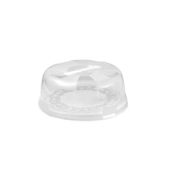Snips 000583 boîte de rangement pour gâteau Rond Plastique Transparent, Blanc