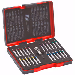 Ensemble d'insertions Usag 664 S25, 25 embouts de tournevis longs 1/4". Ensemble d'insertions Usag 664 S25 : La solution comp ...