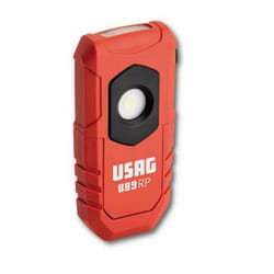 Usag 889 RP Rouge Lampe-torche à cliper COB LED