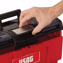 Usag 641 TA Boîte à outils Plastique Noir, Rouge