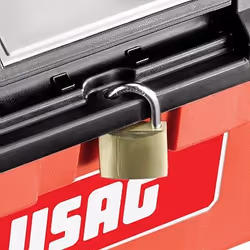 Usag 641 TA Boîte à outils Plastique Noir, Rouge