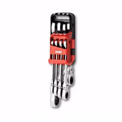 Usag 285 KF/DS8, 8,10,11,12,13,14,17,19 mm, Noir, Chrome, Rouge, 15°, 1 kg, 8 pièce(s)