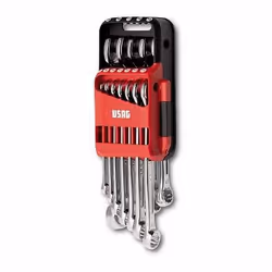 Usag 285 DS12, 7,8,10,11,12,13,14,15,16,17,18,19 mm, Métallique, Acier, 15°, 12 pièce(s)