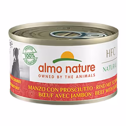 Almo Nature 8001154124255, Adulte, Bœuf, Jambon, 95 g