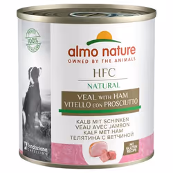 Almo Nature HFC Natural Veal with Ham, Adulte, Jambon, Veau, 290 g