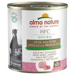 Almo Nature HFC Natural Veal with Ham Jambon, Veau Adulte 290 g