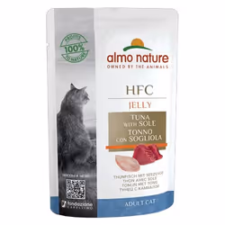 Almo Nature 8001154124743, Adulte, Sole, Thon, 55 g, Pas de couleurs artificielles