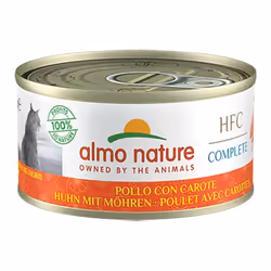 Almo Nature 5430H, Adulte, Toutes races, Carotte, Poulet, 70 g, Sans grain, Pas de couleurs artificielles