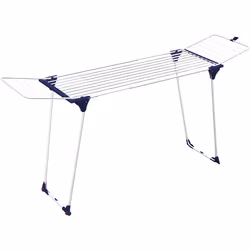 Gimi Dinamik 30, Séchoir à linge avec ailes repliables, Acier, Bleu, Blanc, 27 m, 30 kg, 2570 mm