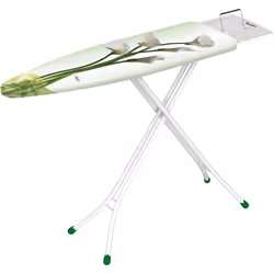 Gimi Classic, Planche à repasser Full-size, Coton, Fer à repasser à sec ou à vapeur, Multicolore, Blanc, Motif, Motif floral