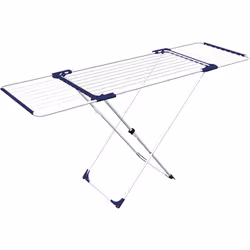 Gimi Aliante, Séchoir sur pieds, Aluminium, Acier, Bleu, Blanc, 20 m, 1860 mm, 605 mm