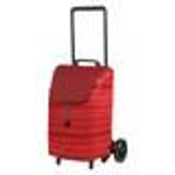 Gimi Chariot de Course Chariot marché Rouge 40 litres 2 roues caddie