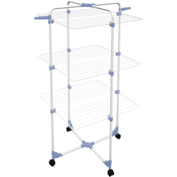 Gimi Modular 3 Séchoir sur pieds Bleu, Argent