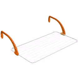 Se'che-linge Polar 100 pour balcon se'chage 10 m en acier et bras en re'sine re'glables et pliables colore' stable