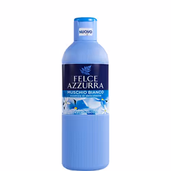Felce Azzurra Bodywash White Musk, Gel douche, 650 ml, Femmes, Corps, Musc blanc, Hydratant, Adoucissant