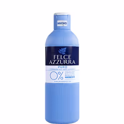 Felce Azzurra Bodywash Pure, Gel douche, 650 ml, Femmes, Corps, Peau sensible, Amande, Bambou, Bois de santal, Musc blanc