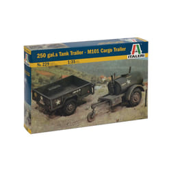 Italeri 250 gal.s Tank Trailer - M101 Cargo Trailer Kit de montage 1:35