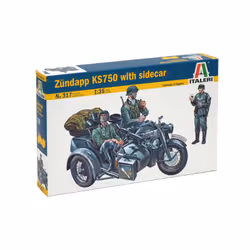 Italeri KS750, Model de motocyclette, Kit de montage, 1:35, Zündapp KS750, unisexe, Plastique